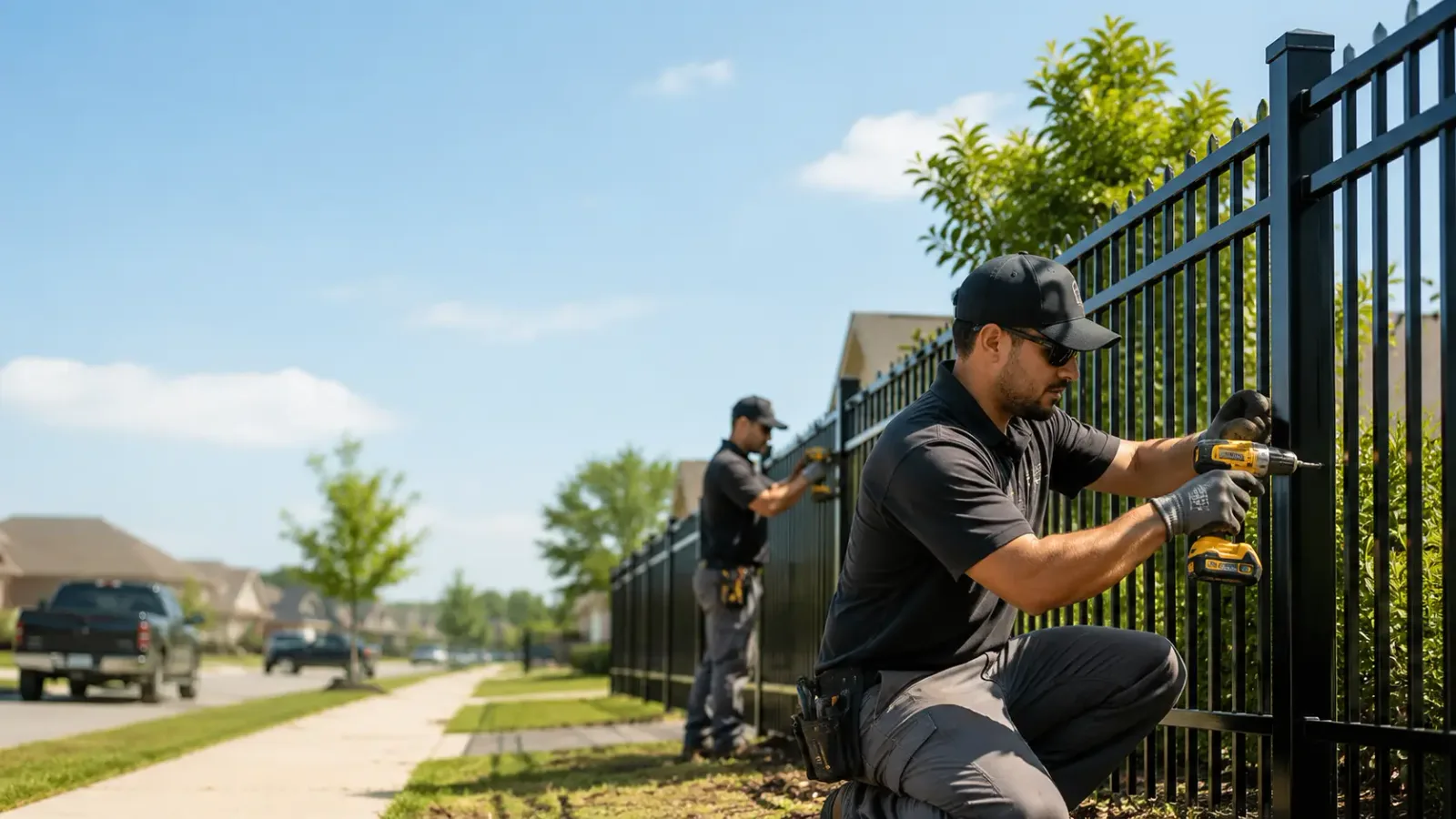 Metal Fence Installation in White House, TN